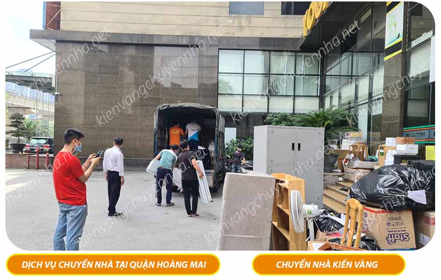 Triển khai công việc dịch vụ chuyển nhà tại quận Hoàng Mai
